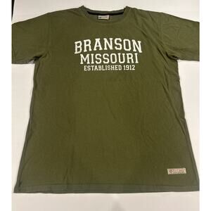 Branson Missouri T-Shirt Red Canoe XL Graphic Tee Established 1912 Mens